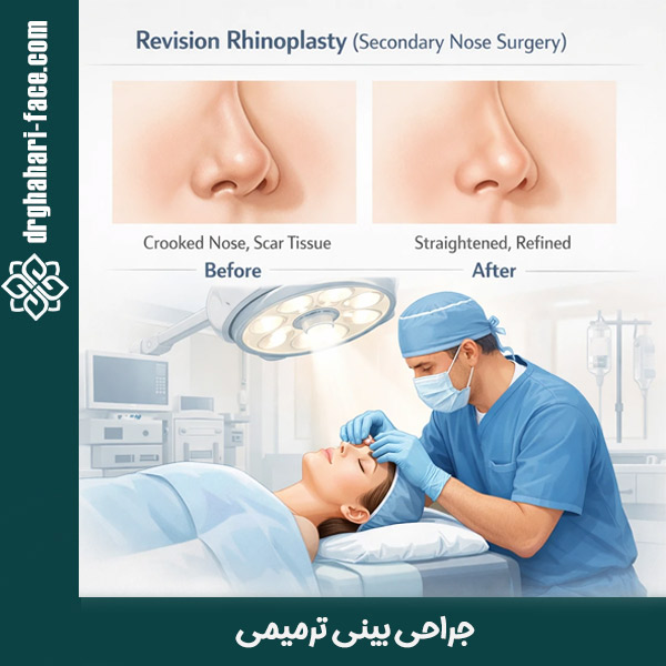 جراحی بینی ترمیمی - دکتر قهاری