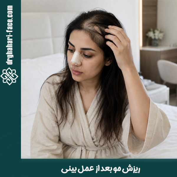 ریزش مو بعد از عمل بینی - دکتر قهاری