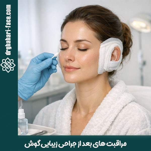 مراقبت های بعد از جراحی زیبایی گوش - دکتر قهاری